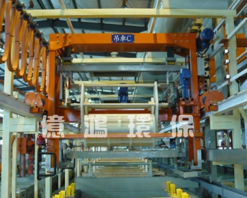High-Rail Gate Type Hoist Barrel Plating Equipment